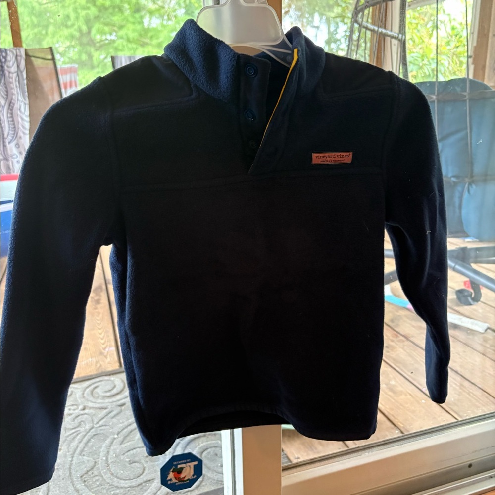Vineyard Vines Navy Fleece Pullover